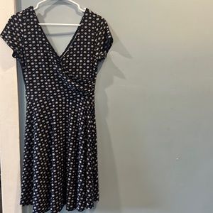 Kaileigh blue and yellow dress